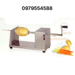 Máy cắt khoai tây lốc xoáy + 2 lưỡi dao