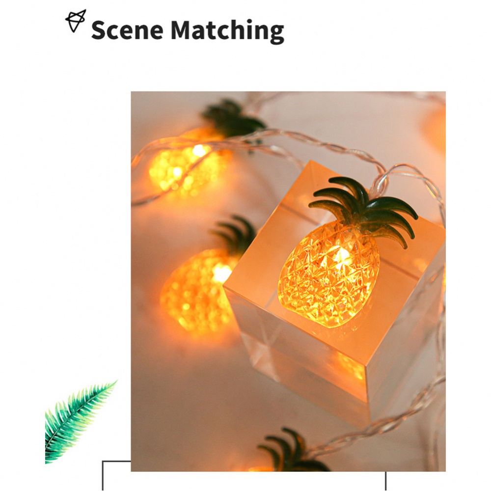1 Dây Đèn LED Hình Quả Dứa Nhiệt Đới Trang Trí Trong Nhà/Ngoài Trời/Tiệc Tùng/Tiệc Tùng