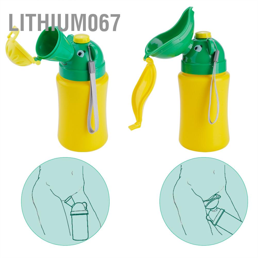 Lithium067 Đi tiểu di động Trẻ em đi du lịch Cắm trại Xe cô gái / Cậu bé Bô tiện lợi Nhà vệ sinh