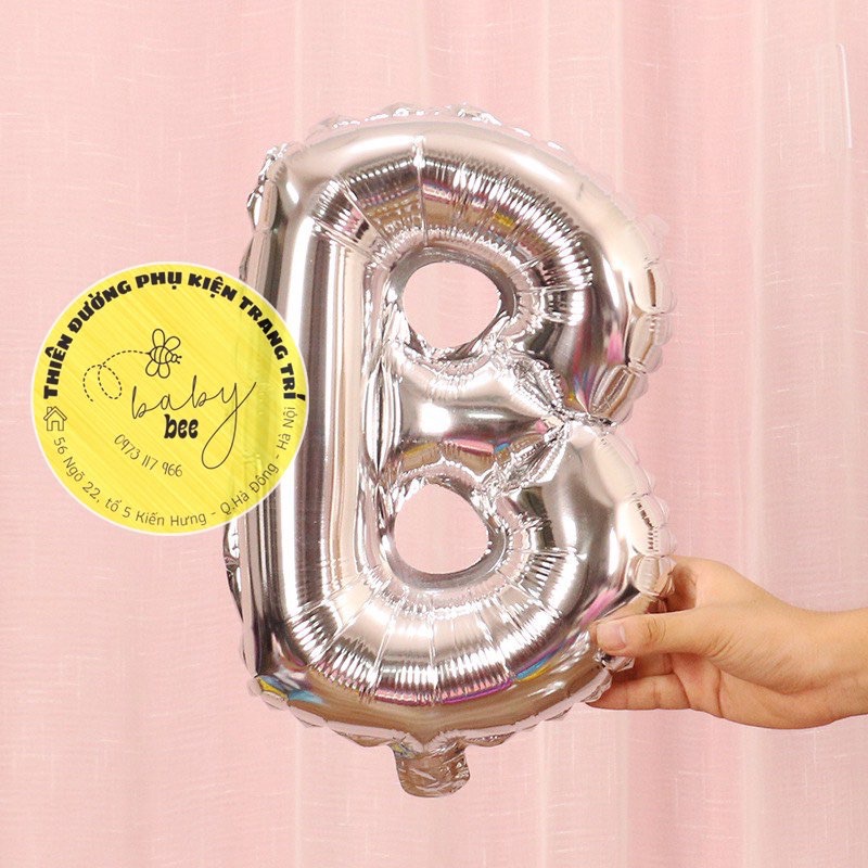 Bóng Chữ Cái Ghép Tên Theo Yêu Cầu Size 16inch