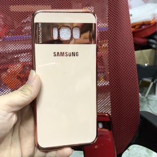Ốp lưng samsung S8 plus dẻo màu xi bóng