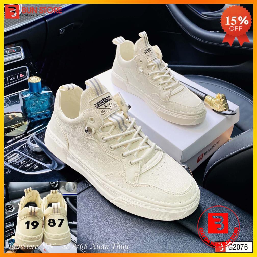 TOP Giày Nam cao cấp Bun Store - Giày da nam thời trang Sneaker trẻ trung, phong cách G2076 | BigBuy360 - bigbuy360.vn