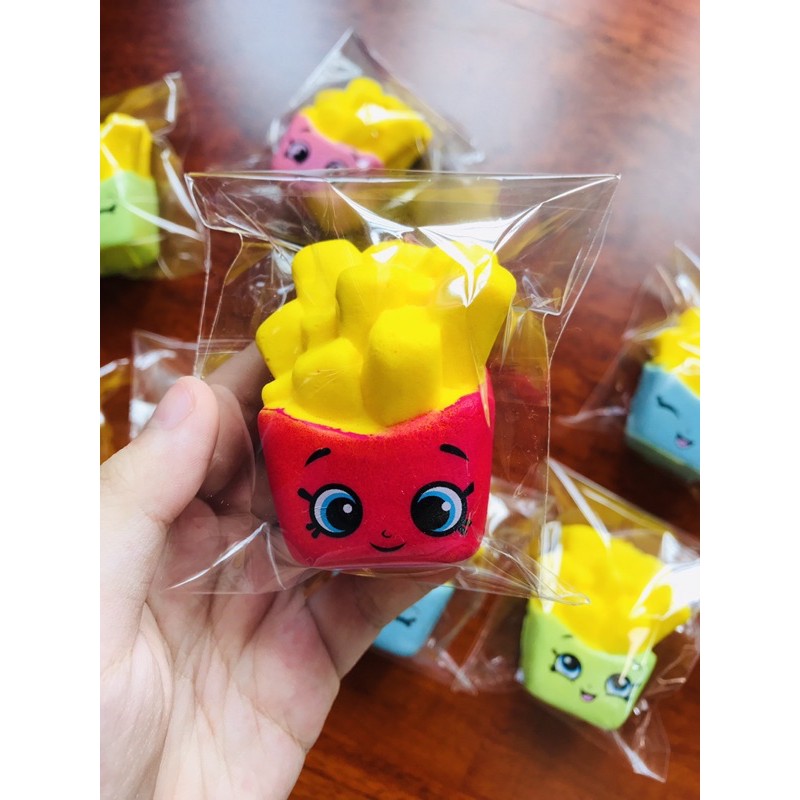 Squishy mini giá rẻ khoai tây chiên chibi