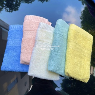 [Loại đẹp] Khăn mặt cao cấp sợi sồi, cotton 30 * 50 cm