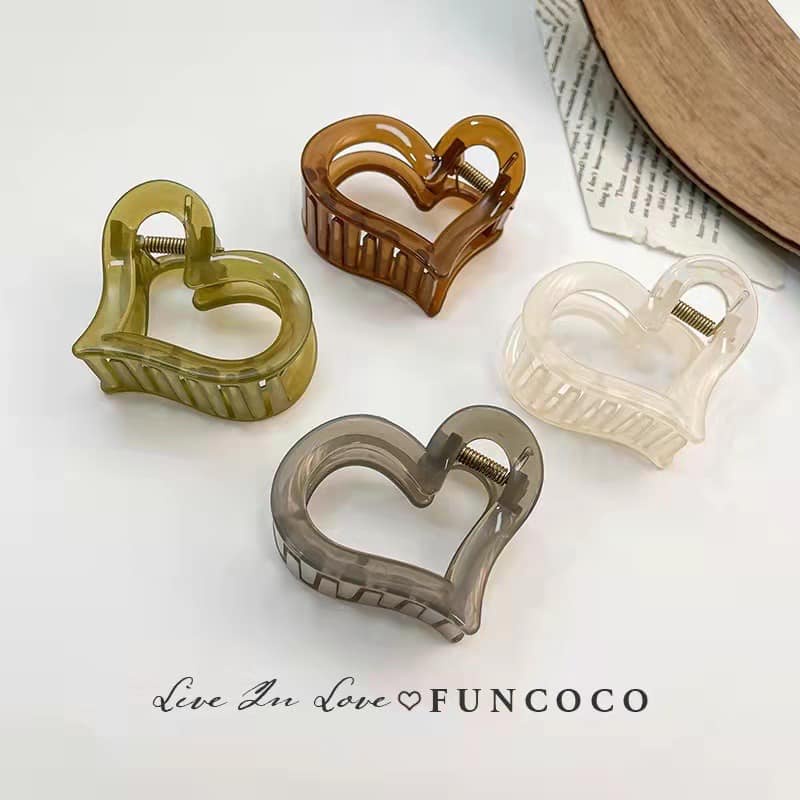 Kẹp tóc hình trái tim phong cách Hàn Quốc dành cho nữ
