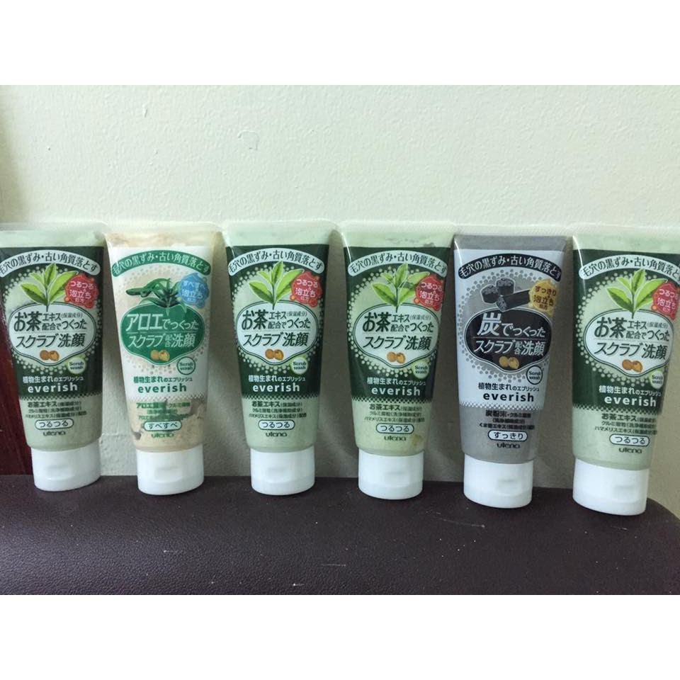 Sữa rửa mặt tẩy da chết Utena Everich Scrub