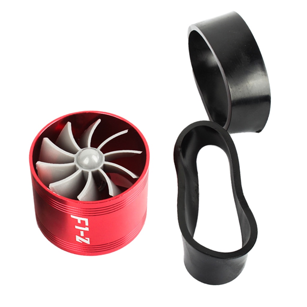 [In stock] 64.5mm x 50mm Air Intake Turbo Charger Fuel Supercharger Saver Fan Aluminum