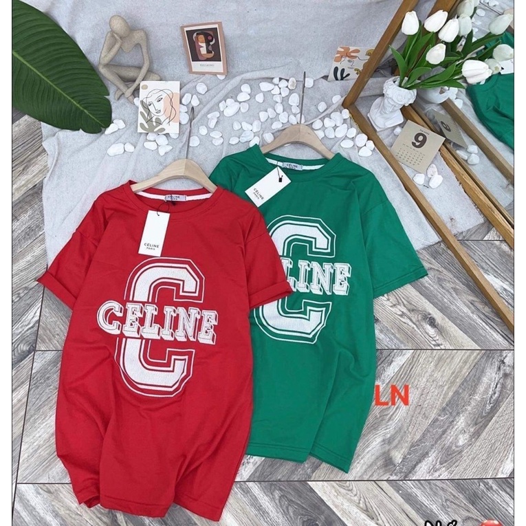 Áo phông chữ C celin DA6