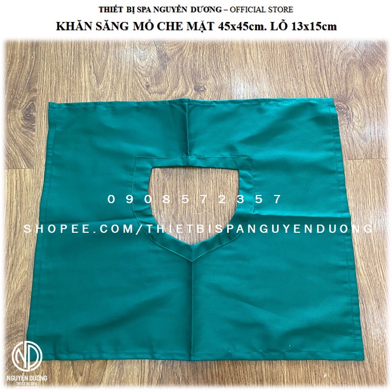 Khăn Xanh Che Mặt - Khăn Săng Che Mặt Làm Tiểu Phẫu