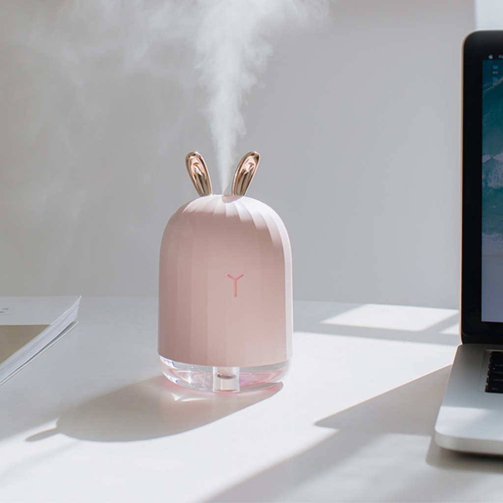 3 In 1 Ultrasonic LED Humidifier Aroma Essential Oil Diffuser 220ml