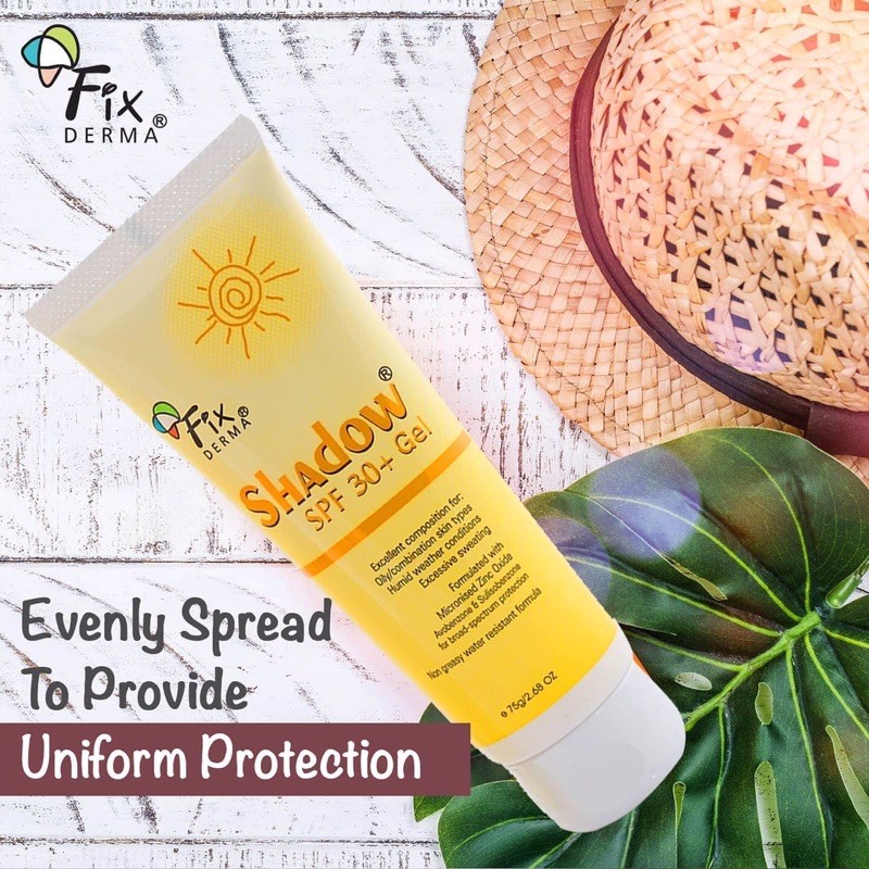 ✅(Chính Hãng) Kem chống nắng Fixderma Shadow SPF 50+  Cream, SPF 30+ Gel