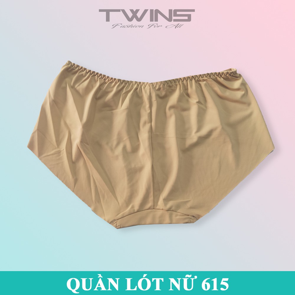 Quần lót nữ thun lạnh pha ren cao cấp Thịnh Phát 615 lưng nhỏ chất mềm mịn thoáng mát không lộ đường may size dưới 60kg