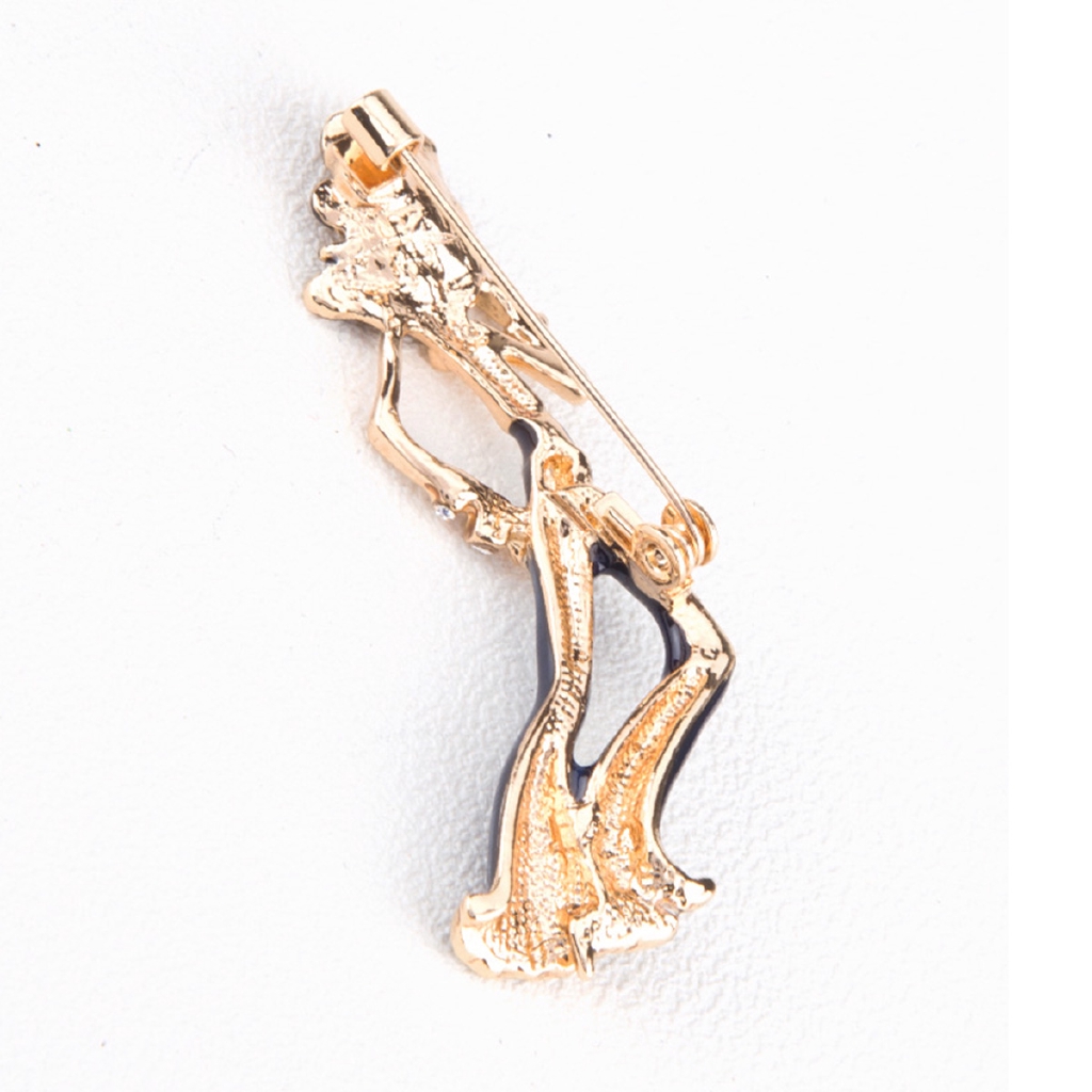 Ghim Cài Áo Hình Con Người Tráng Men Thời Trang Cho Nữ