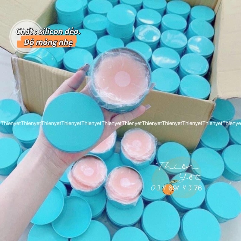 Cặp Miếng dán ngực silicon siêu dính mặt được nhiều lần dành cho áo hai dây,ống, hở lưng hình thật - Thiên Yết