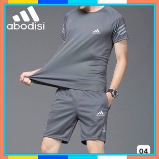 Đồ Bộ Thể Thao Nam Thun Cotton Cao Cấp Phong Cách  Mùa Hè HU154