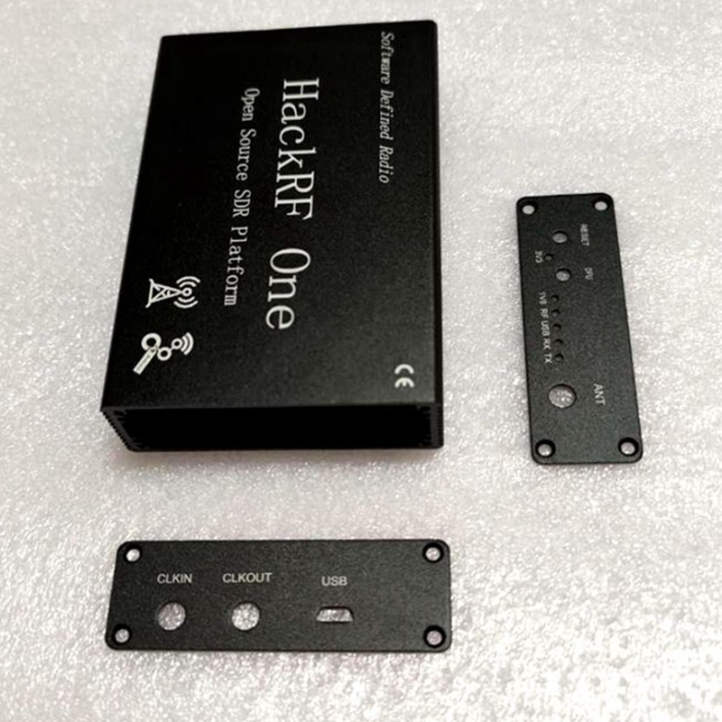 Vỏ Bảo Vệ Hộp Sạc Tai Nghe Bằng Nhôm Màu Đen Cho HackRF One SDR