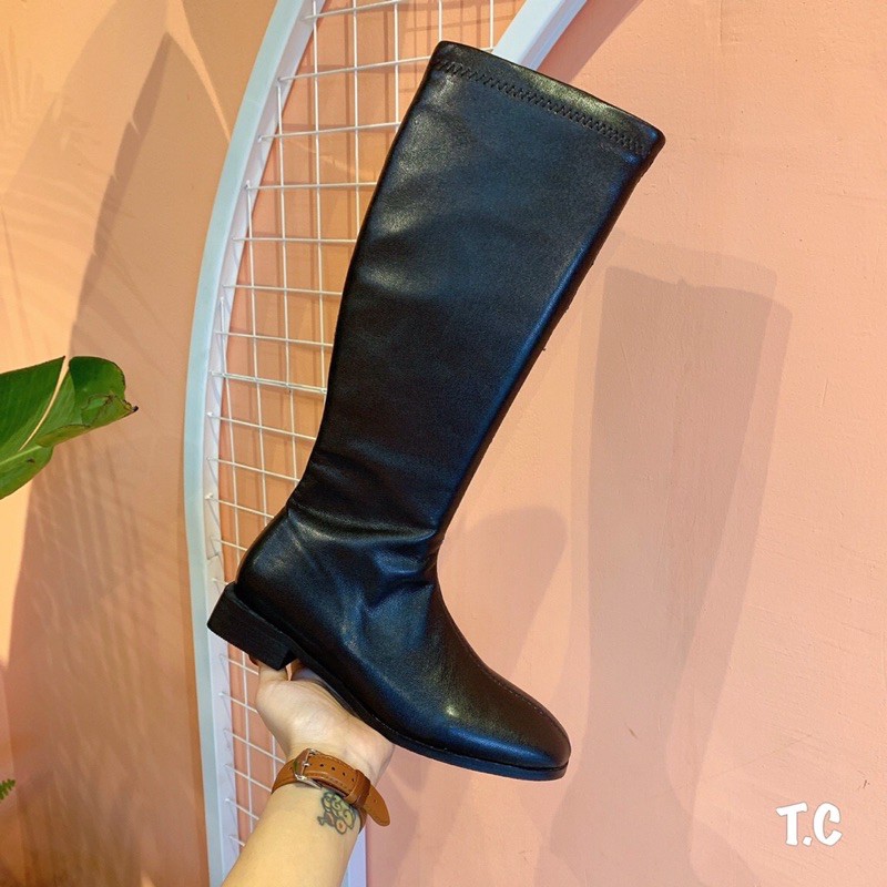 Boot đùi đế bệt vintage fullbox qccc