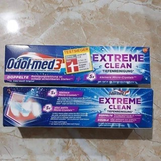 Gm store- Kem đánh răng Odol Med 3 Extreme clean 75ml