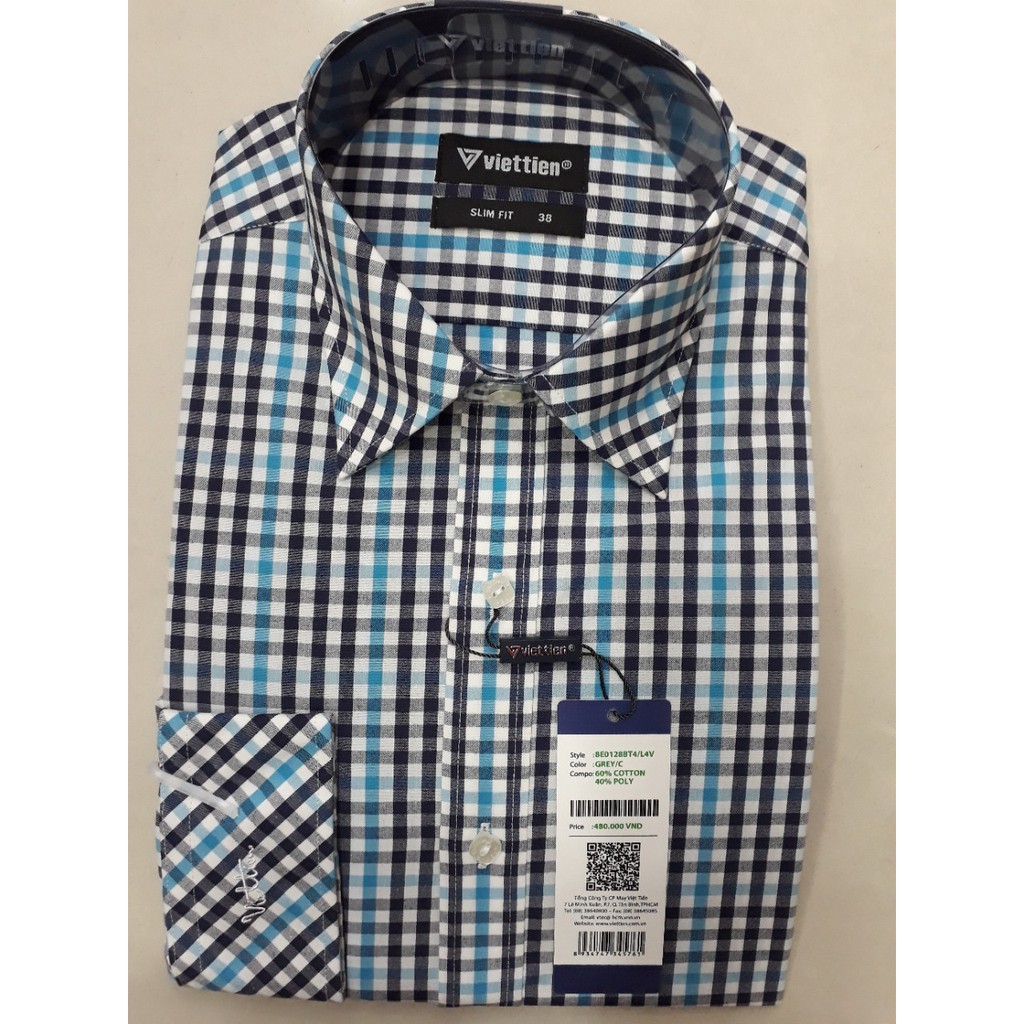 Áo sơ mi dài tay hiệu Việt Tiến | BigBuy360 - bigbuy360.vn