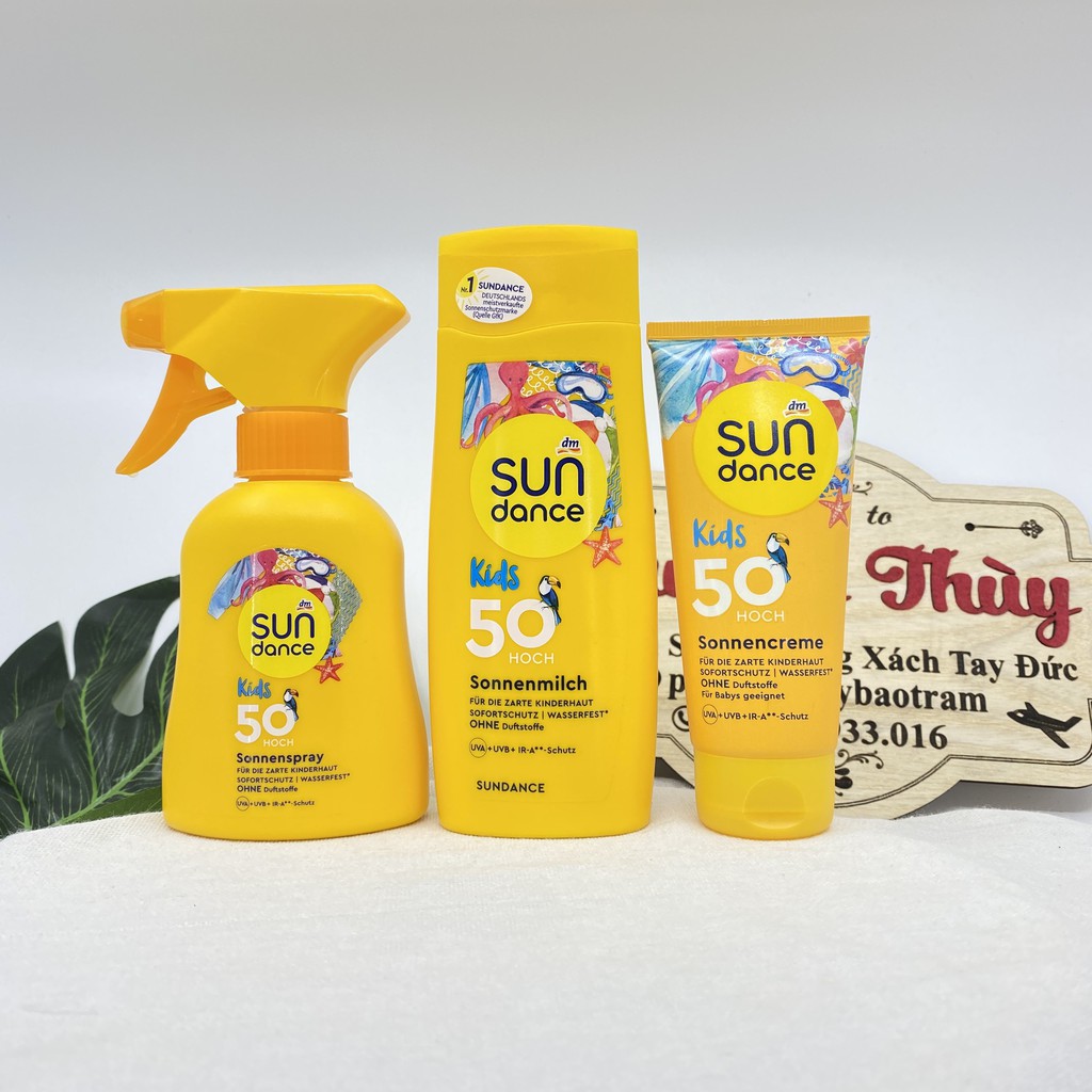 Kem chống nắng Sundance Kids 100ml chăm sóc và bảo vệ da bé dưới ánh nắng mặt trời