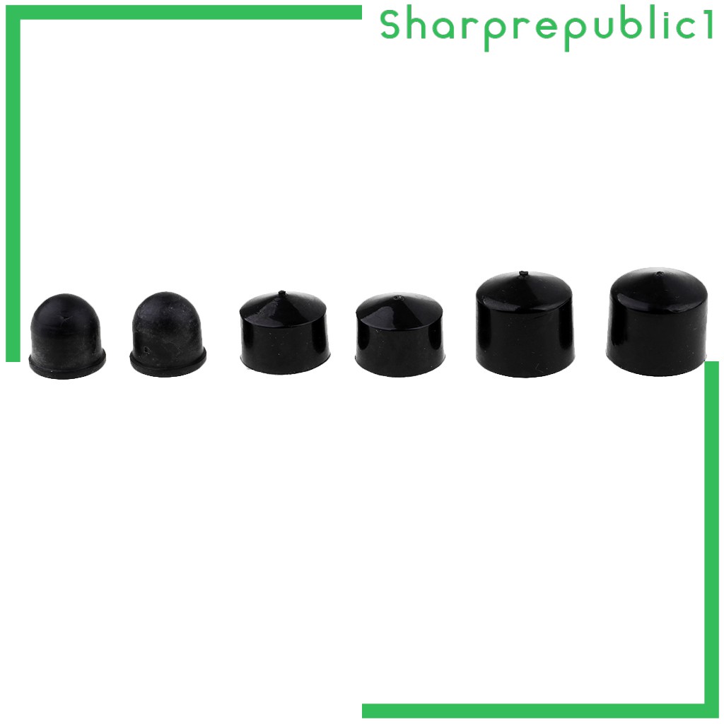 1  Set 6 Cốc Đựng Ván Trượt Thay Thế Bằng Cao Su Bền Chống Mài Mòn Cho Phần Cứng Trượt Patin / Pro / 3 Kích Cỡ