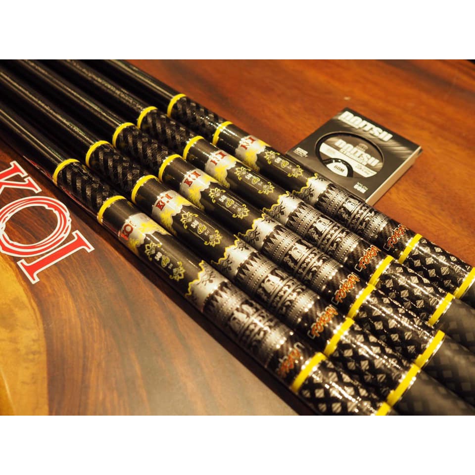 Cần KOI Rồng Việt - Cần câu tay đơn đài - 2 màu Blue & Yellow