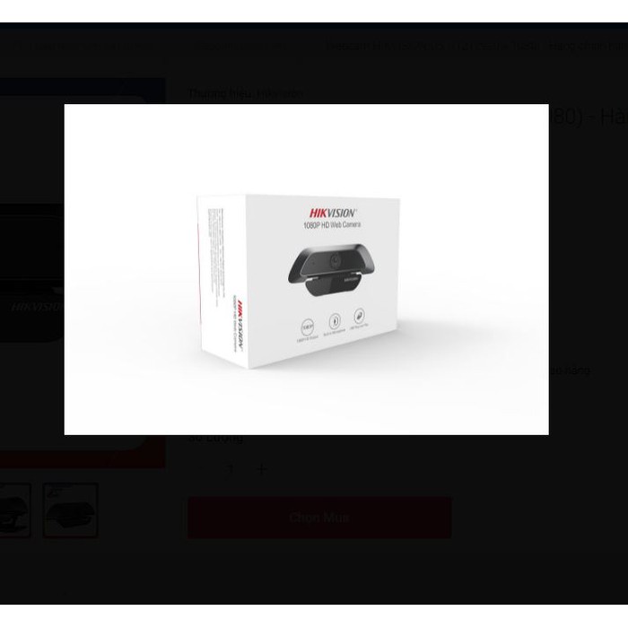 Webcam HIKVISION DS-U02 (1920 × 1080) tích hợp micro-hàng chính hãng mới full box