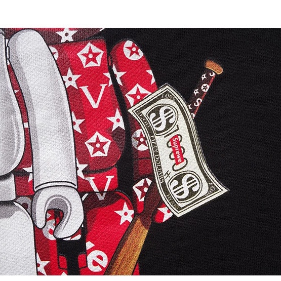 Áo Nỉ Cổ Tròn In Gấu 5D 3 Màu Siêu Hot, Nỉ Chân Cua Dày Dặn Thoải Mái Phối Đồ Mùa Đông 2022