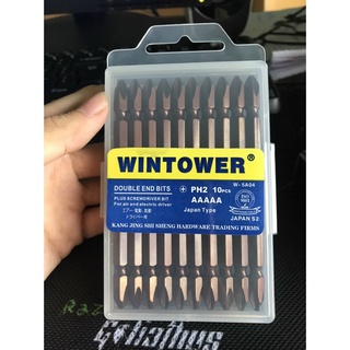 MŨI SIẾT VÍT, BẮT VÍT 2 ĐẦU BAKE + 110mm hiệu wintower hàng chất lượng cao