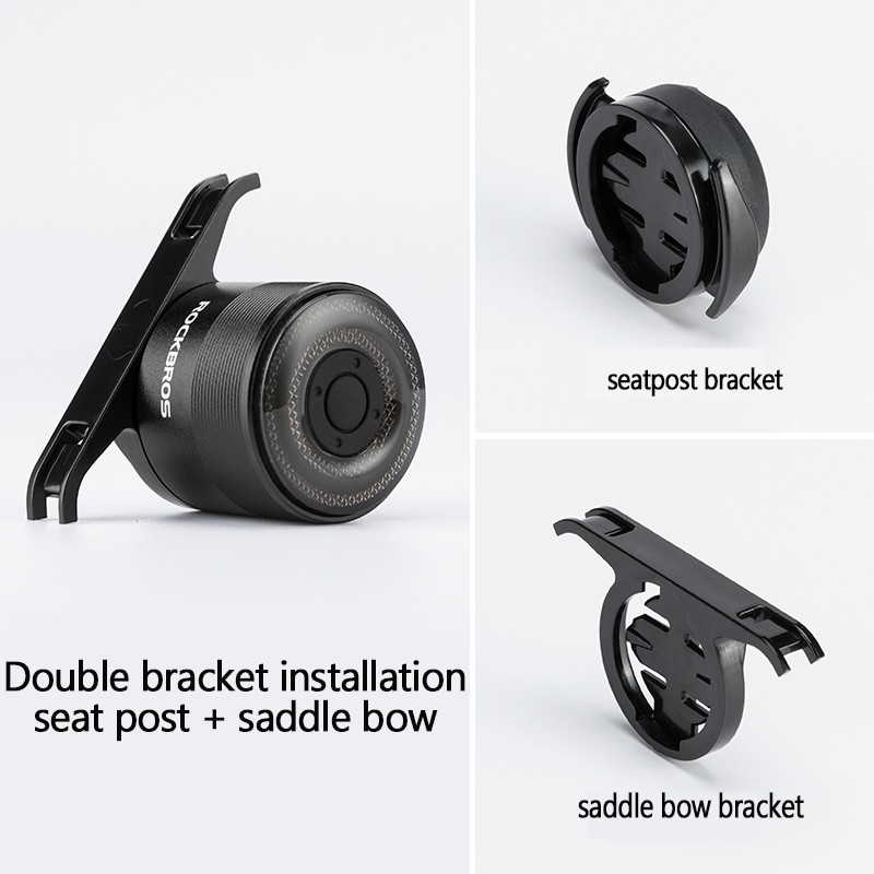 HCM Rockbros Q1 đèn LED xe đạp thể thao đèn hậu cao cấp kháng nước IPX6 sạc USB-C - Giao Hỏa Tốc