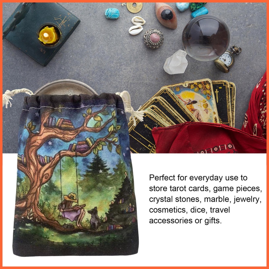 Túi Đựng Thẻ Bài Tarot / Trang Sức Siêu Bền Tiện Dụng
