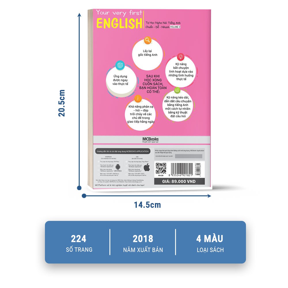 Sách - Your Very First English - Tự Học Nghe Nói Tiếng Anh Chuẩn Dễ Nhanh Volume 2 - Học Kèm App Online