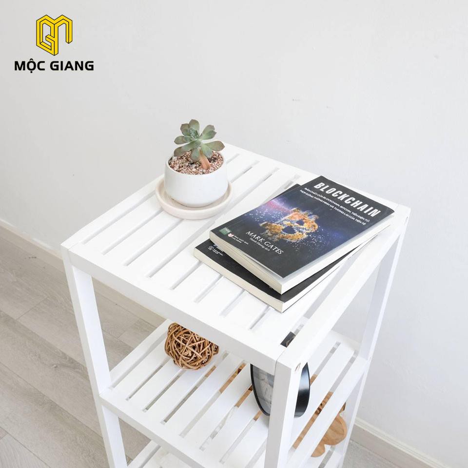 Kệ Gỗ Vuông 2 Tầng - Kệ Tủ Đầu Giường Gỗ Thông - Nội Thất Mộc Giang | BigBuy360 - bigbuy360.vn