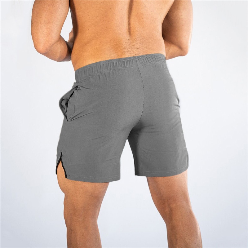 Quần short thể thao thoáng khí nhanh khô dành cho nam tập gym thiết kế thời trang thoải mái