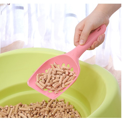 (Dụng cụ vệ sinh mèo) Xẻng nhựa xúc cát mèo có lỗ