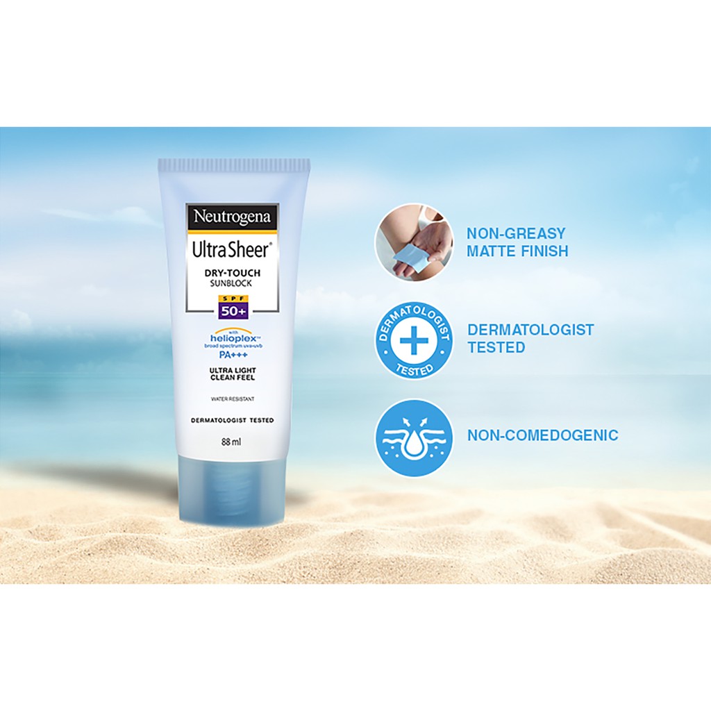 Kem Chống Nắng Neutrogena Ultra Sheer Dry-Touch Sunscreen Broad Spectrum SPF 50 (88ml)