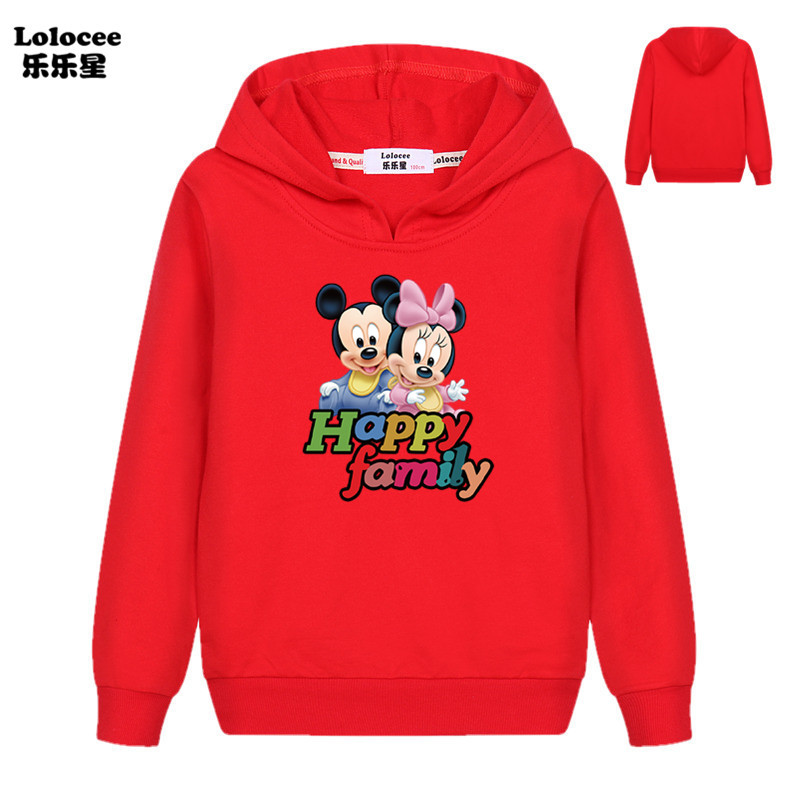 Áo Hoodies Có Nón Dài Tay In Hình Chuột Mickey Cho Nữ