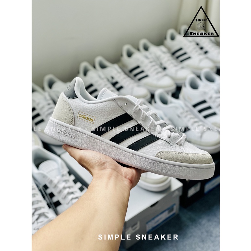 Giày Sneaker Adidas Grand Court SE Chính Hãng Giày Thể Thao Nam Adidas Màu Trắng Chuẩn Auth [FW3277] Simple Sneaker