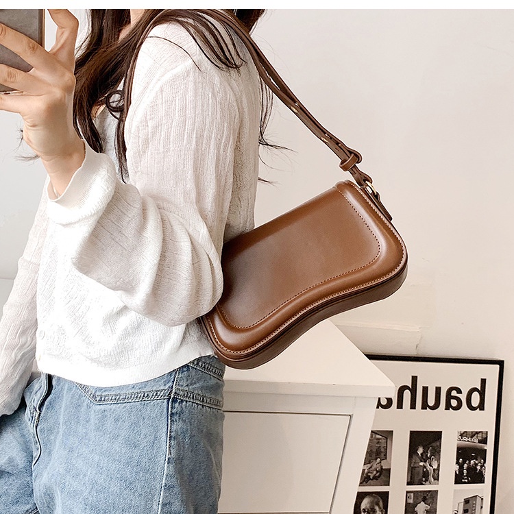 Túi JASMIN NOIR đeo vai da PU thời trang Hàn Quốc cho nữ