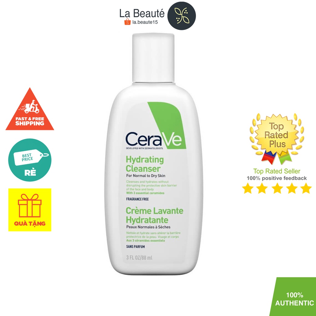 Cera Cleanser - Sửa Rửa Mặt Từng Loại Da [88m/236ml/237ml/472ml]