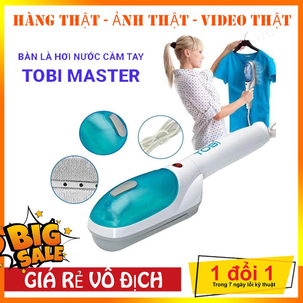 [BẢO HÀNH 1 NĂM]Bàn Ủi Hơi Nước Mini ToBi Travel Steamer Chính Hãng Nhỏ Gọn, Tiện Lợi Khi Đi Du LịchSIÊU HOT