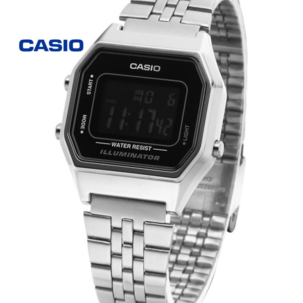 Đồng hồ nữ Casio LA680WA-1BDF chính hãng - Bảo hành 1 năm, Thay pin miễn phí