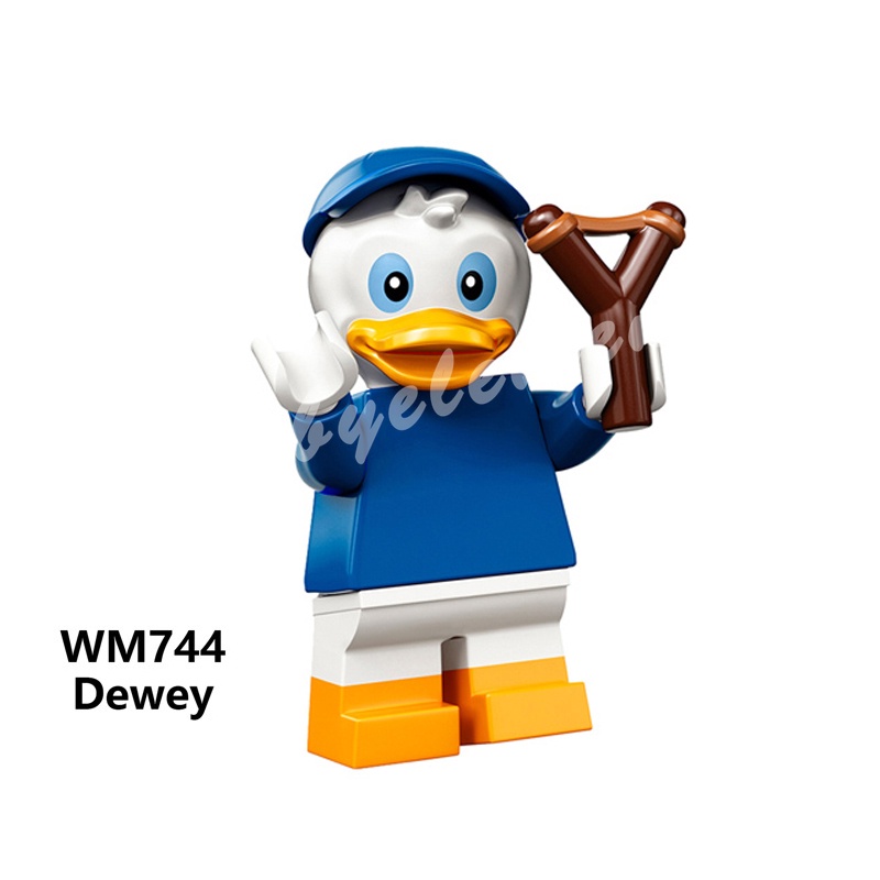 Mô Hình Đồ Chơi Mini 8 Kiểu Hoạt Hình Vịt Huey Chip Dale McDuck Dewey Vịt Louie WM6066