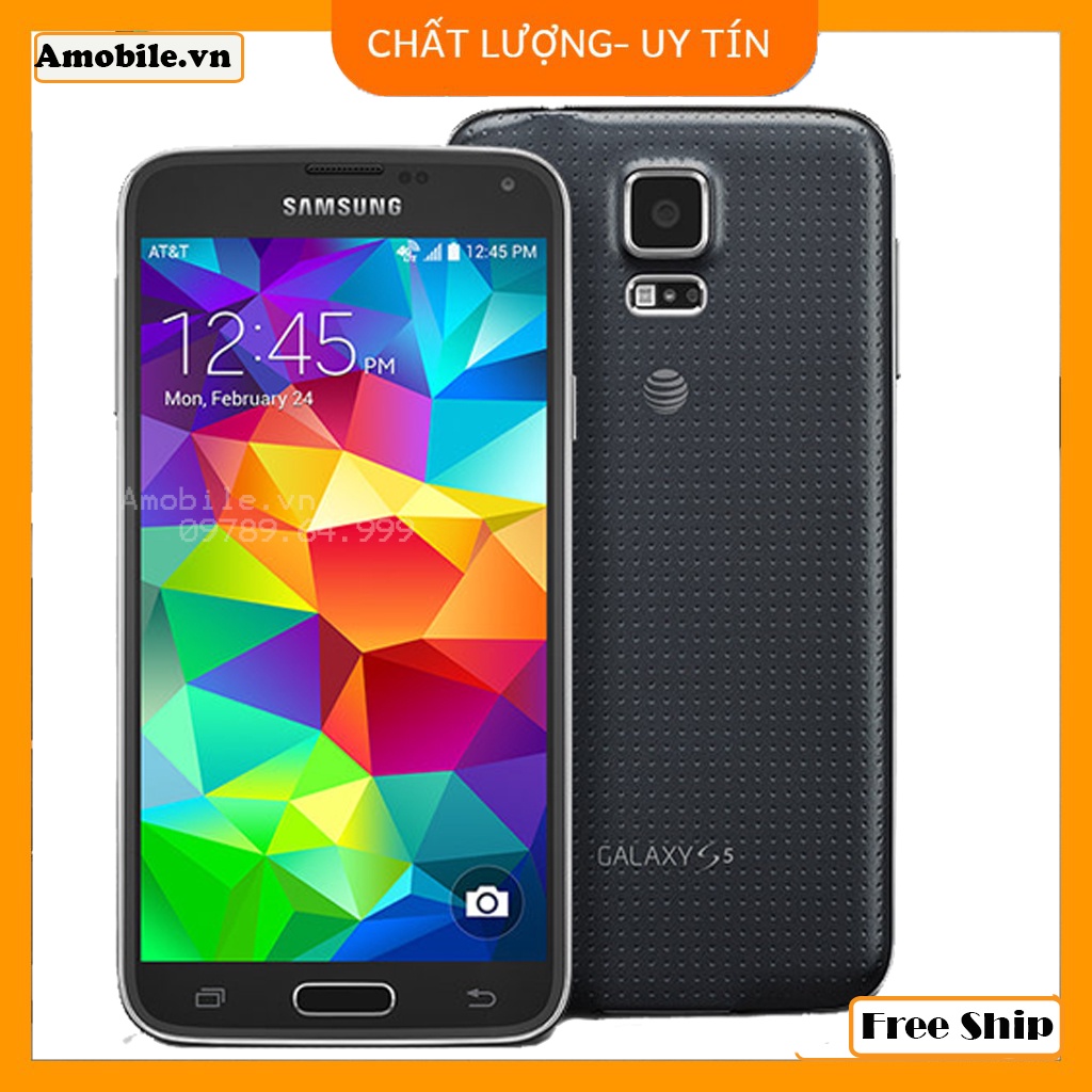 Điện thoại Samsung Galaxy S5 giá rẻ chỉ vài trăm đủ chức năng video lướt web zalo fb wfi 3G 4G Chiến game mượt