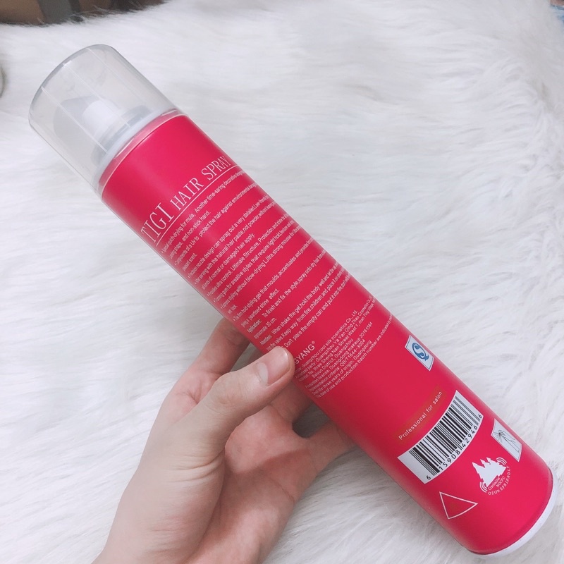 Gôm xịt tóc nam giữ nếp tigi đỏ 380ml