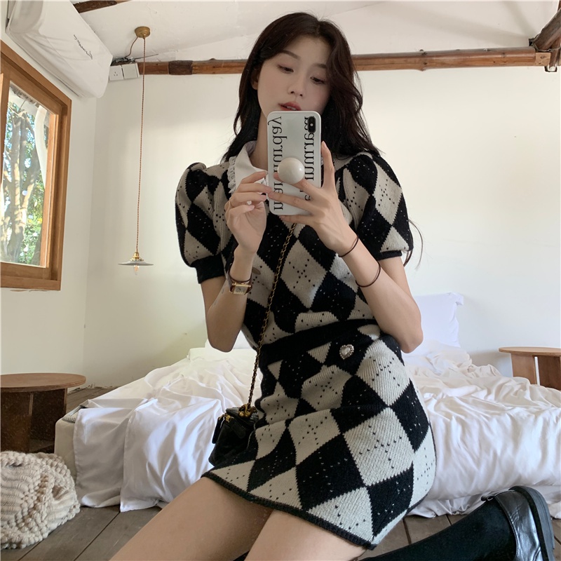 Đầm Dệt Kim Phong Cách Chanel Thời Trang Mùa Hè Cho Nữ