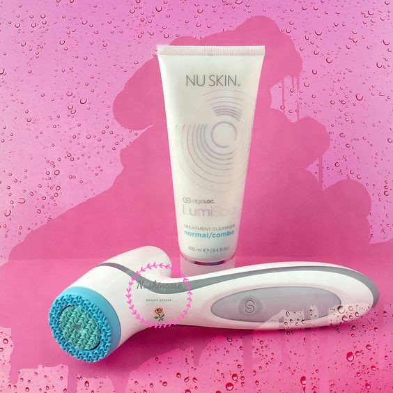 Máy rửa mặt LumiSpa Nu Skin – Tặng kèm Sữa Rửa Mặt ageLOC