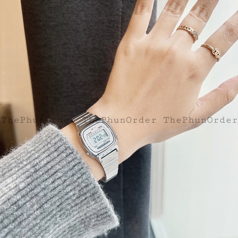 [Mã FAMARAL2 giảm 10K đơn 50K]Đồng Hồ Điện Tử Mini Nữ LA670, Thời Trang ,Dây Thép Không Gỉ | BigBuy360 - bigbuy360.vn