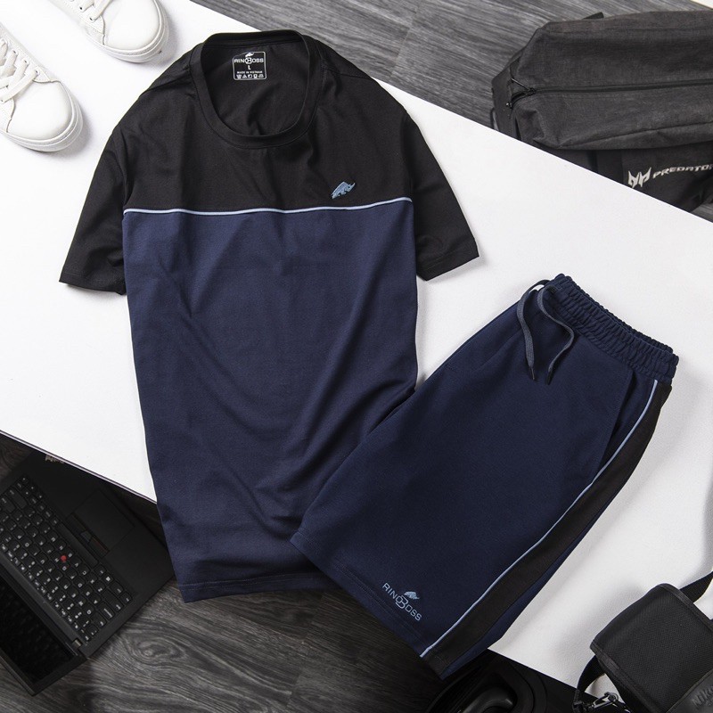 BÁN SỈ BỘ NAM RINBOS SỌC NGANG PHỐI MÀU CHO NAM | BigBuy360 - bigbuy360.vn