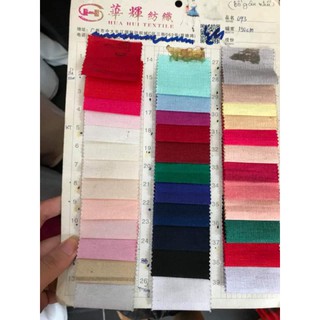 Vải tafta nhũ đủ màu